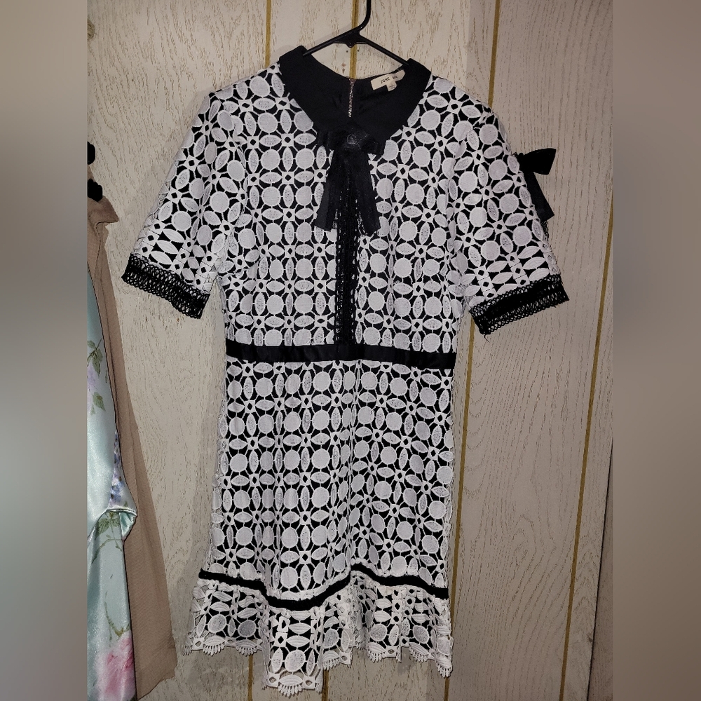 Just Me Midnight Black and White Garment